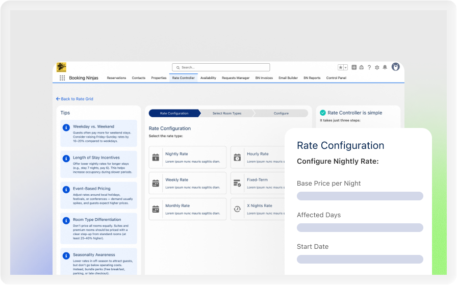 Advanced Rate Plans - Fixed Term, Packages, Nightly, Annual, Interval Pricing