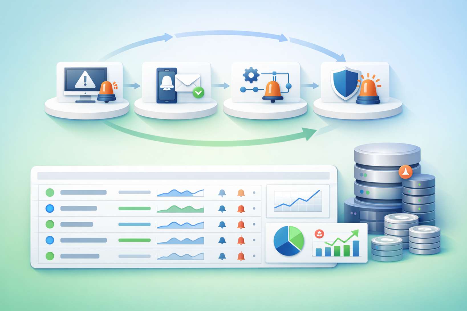 Alert Management Software Dashboard