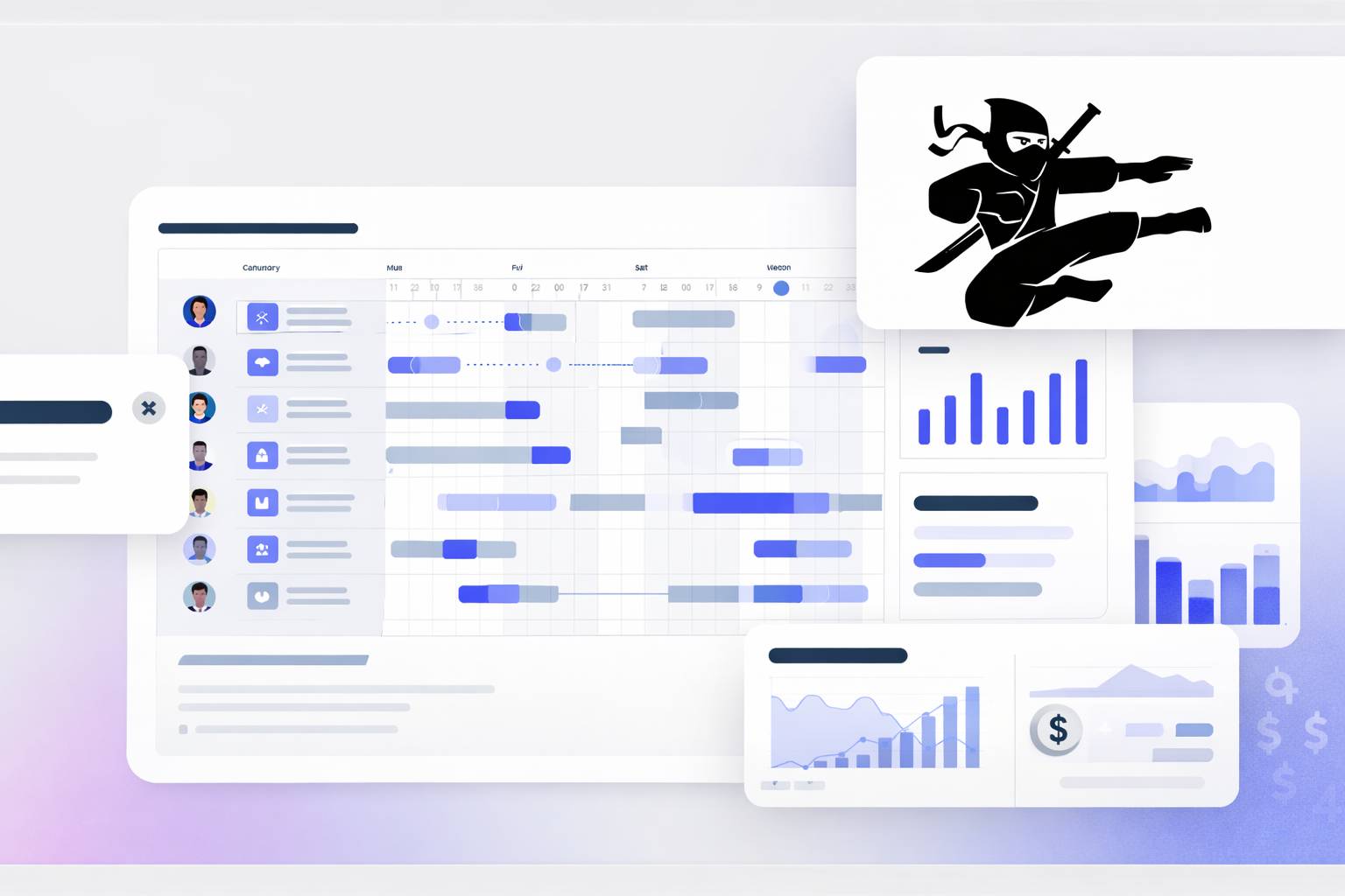 Resource Planning Software Dashboard