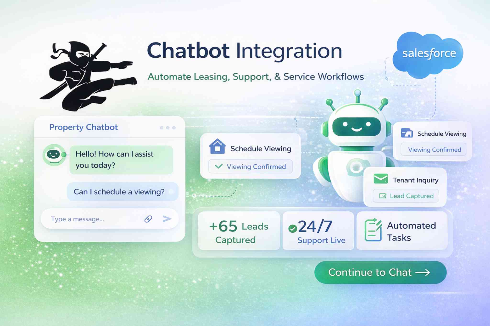 Chatbot Integration for Property Engagement Dashboard