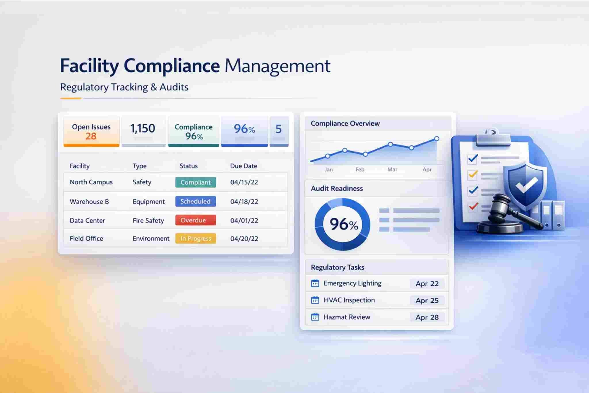 Facility Compliance Dashboard on Salesforce