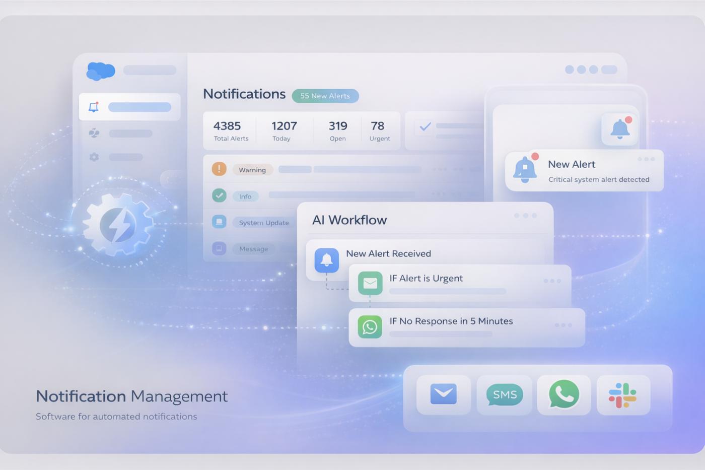 Notification Management Dashboard on Salesforce