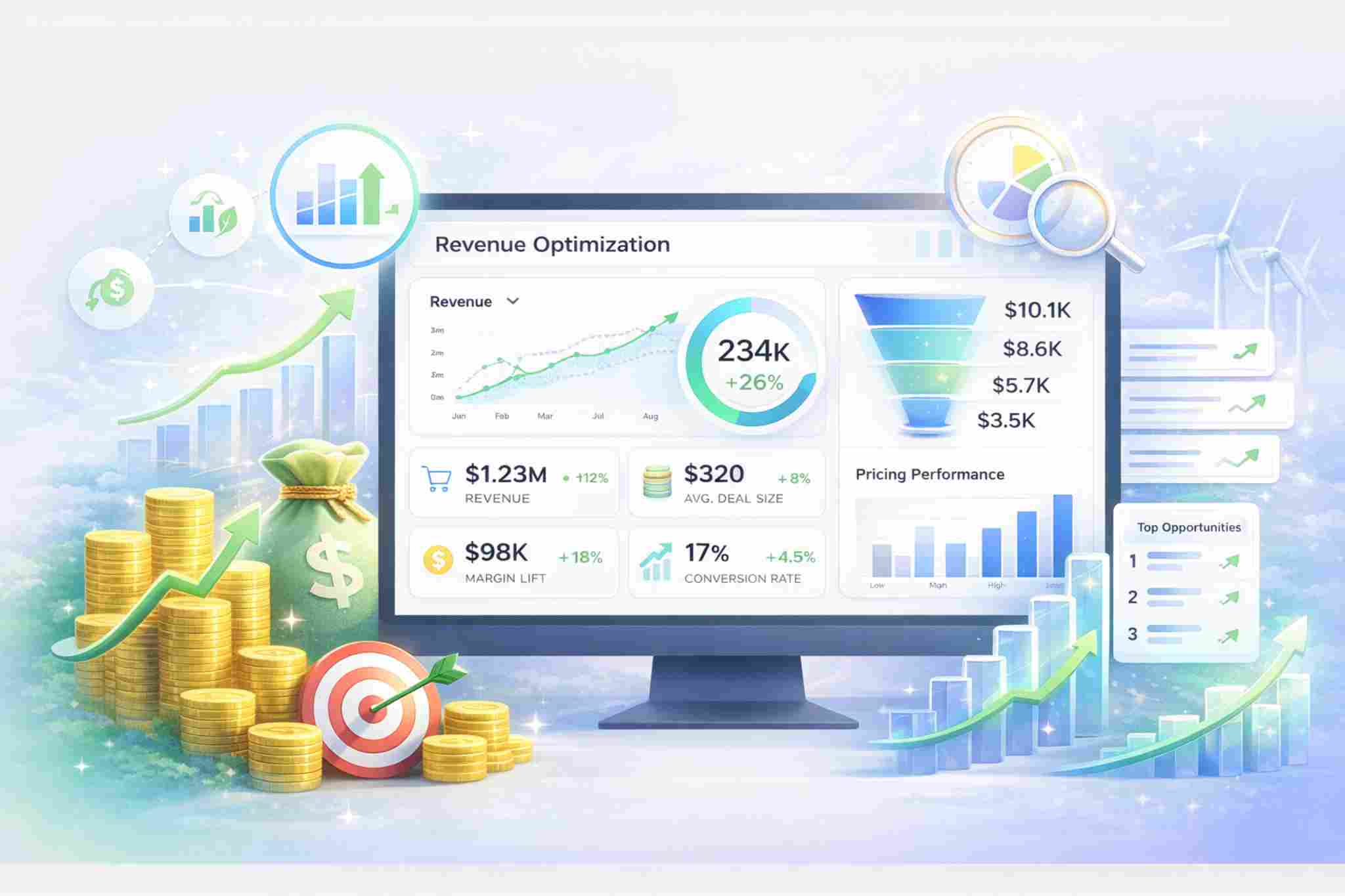 Revenue Optimization Dashboard on Salesforce