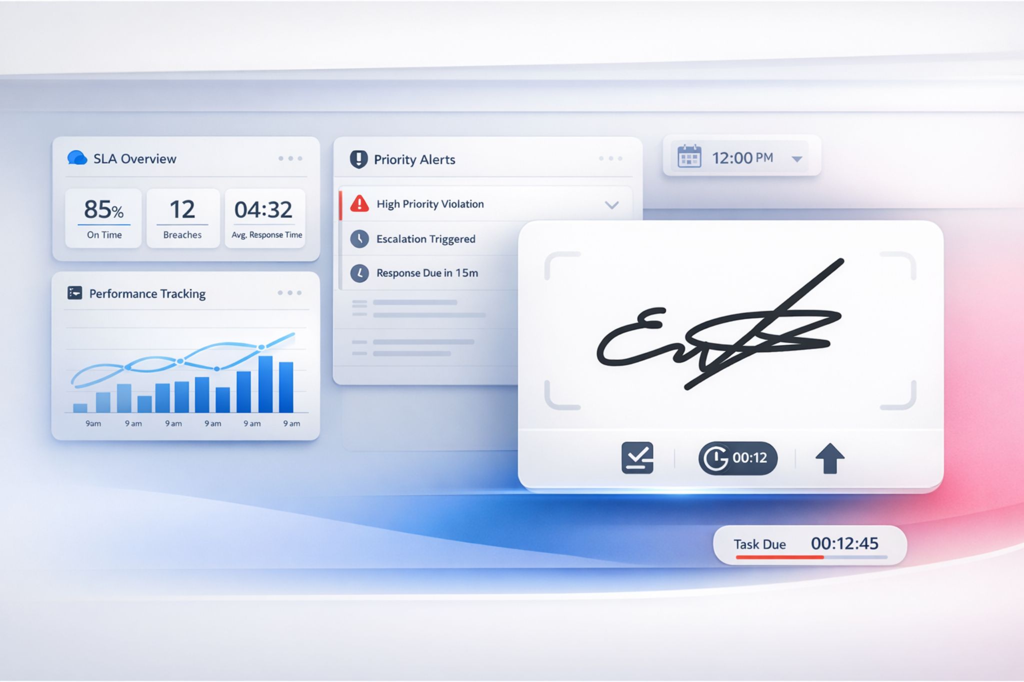 Salesforce SLA Management Dashboard