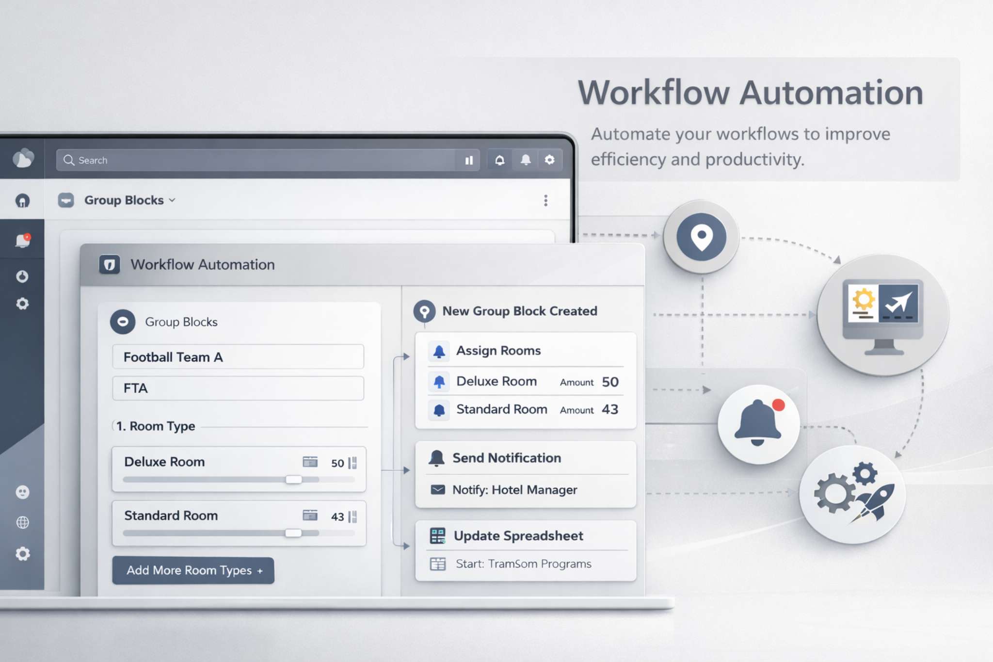 Workflow Automation Software Dashboard