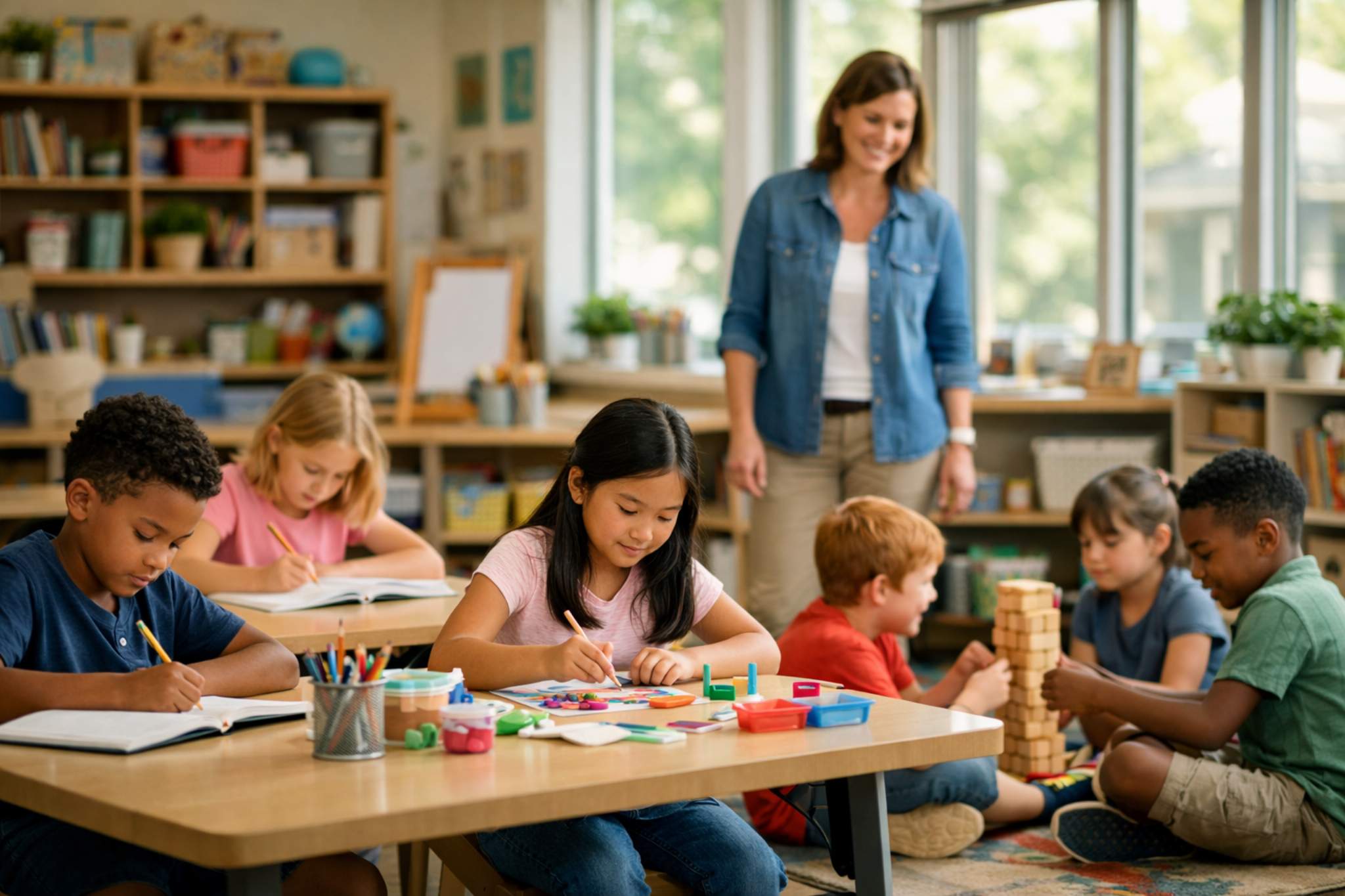 After school club management dashboard for enrollments, schedules, and staff