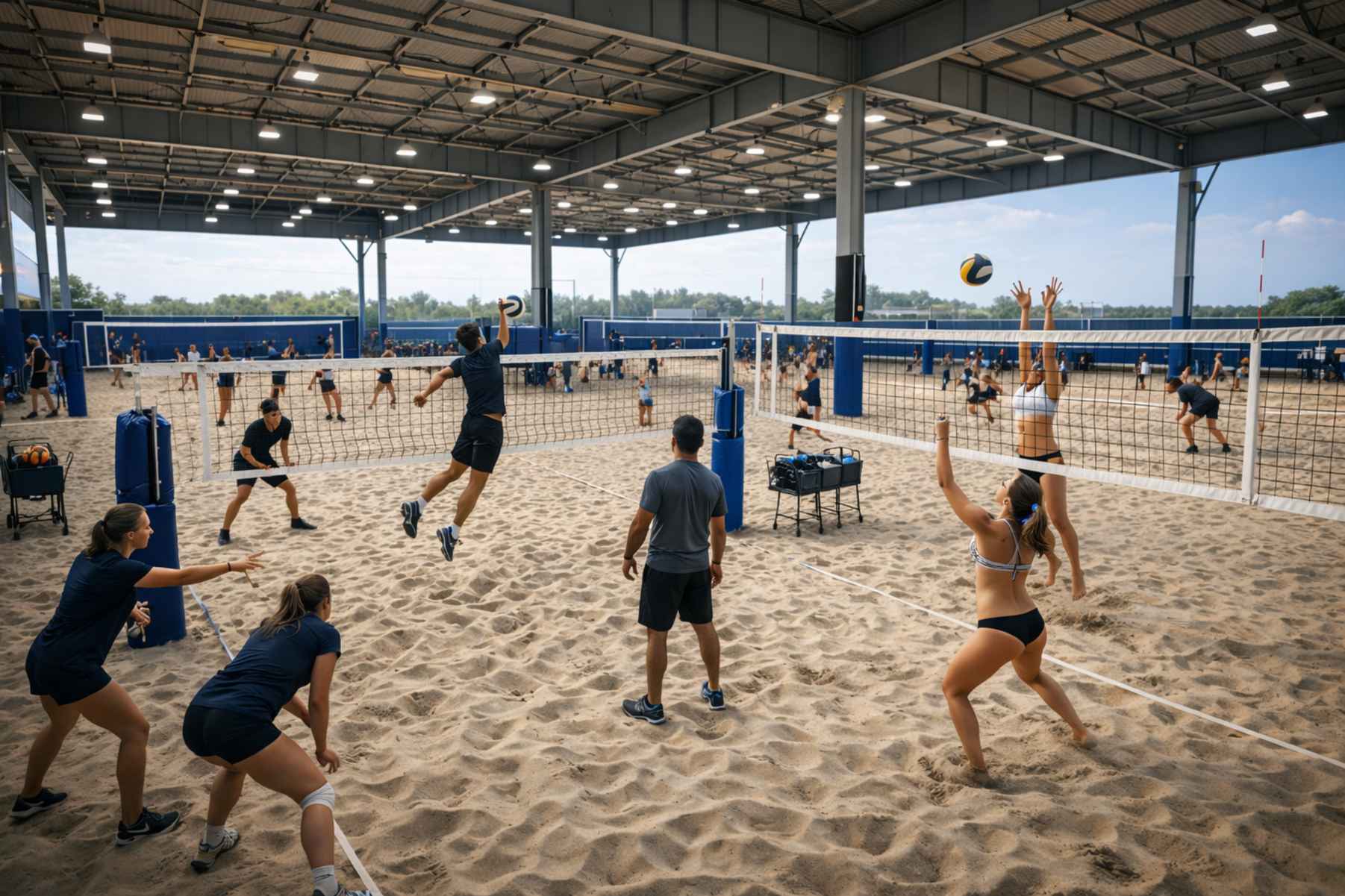 Volleyball club managed with Salesforce-native software