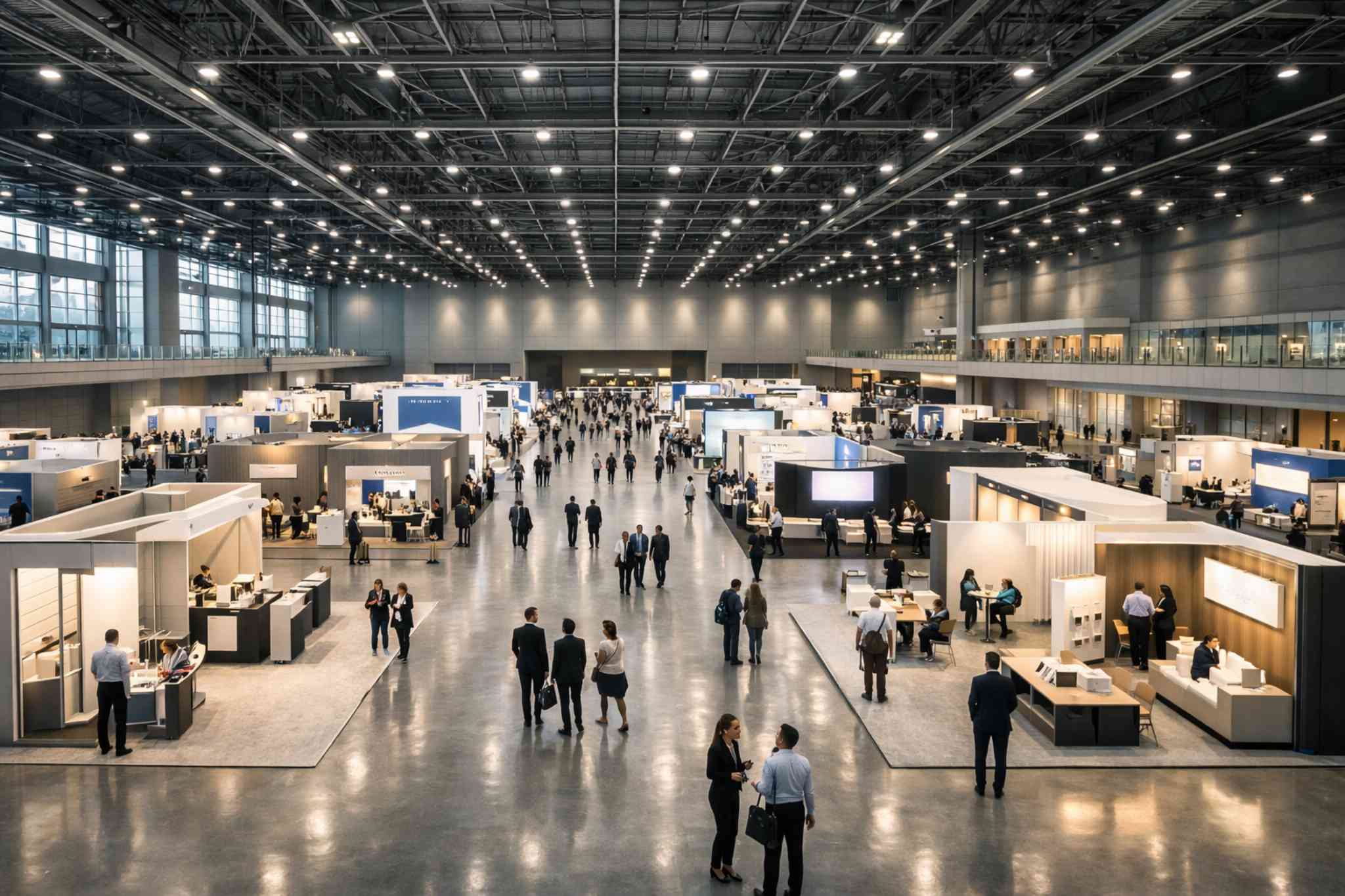 Convention center management software dashboard