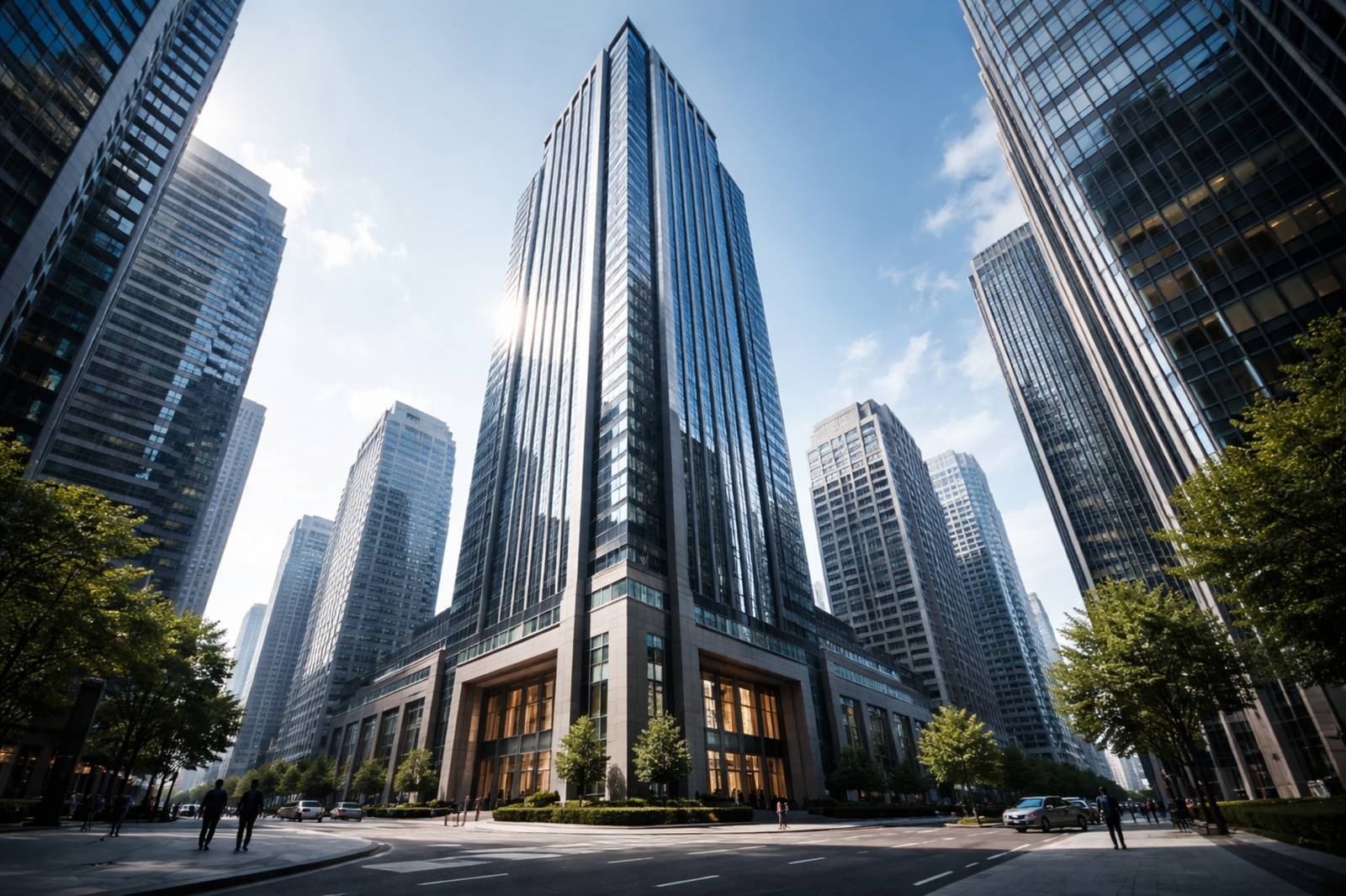 Office building management software dashboard for tenants, facilities, and operations