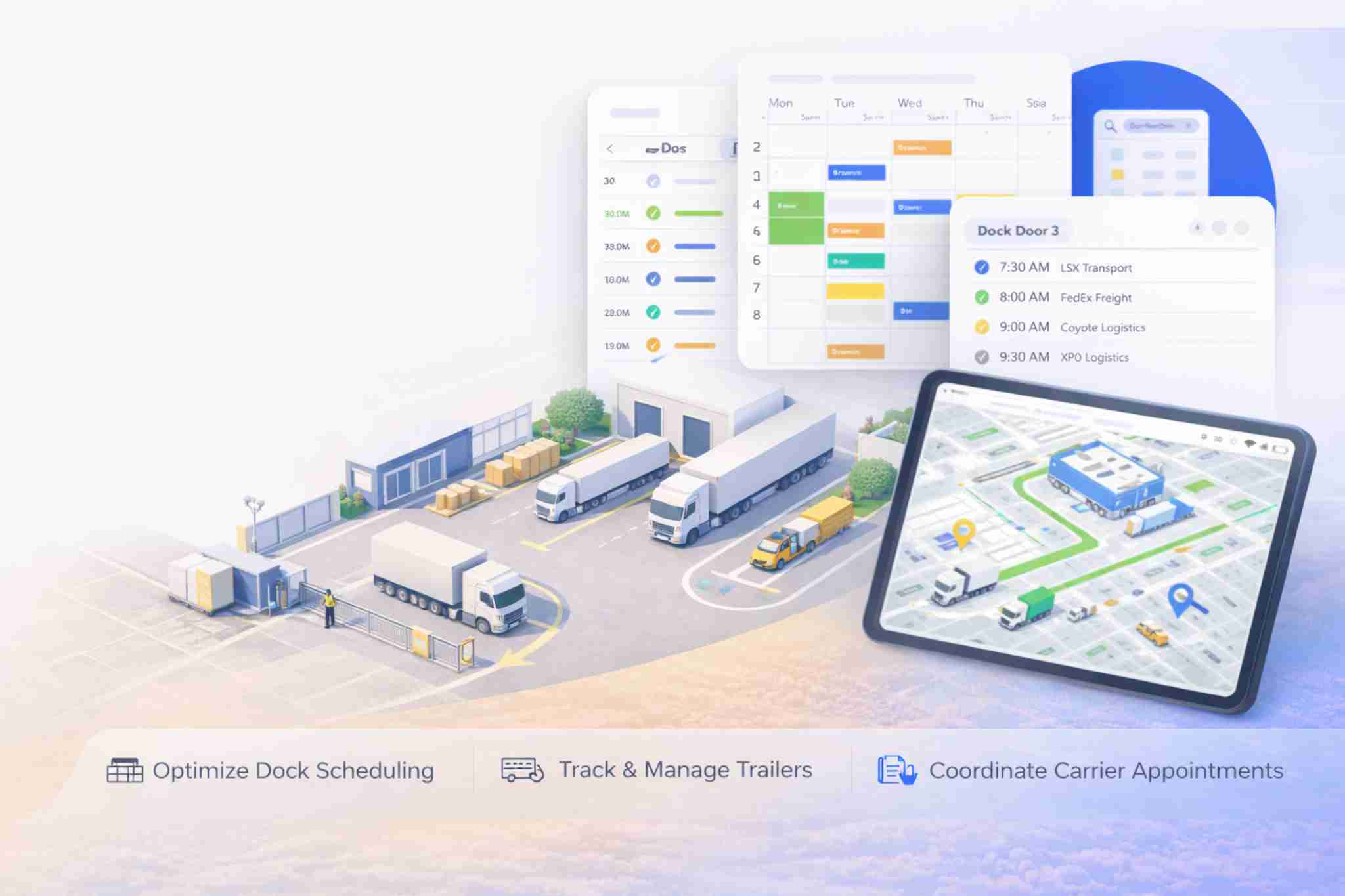 Dock Scheduling and Yard Management Software