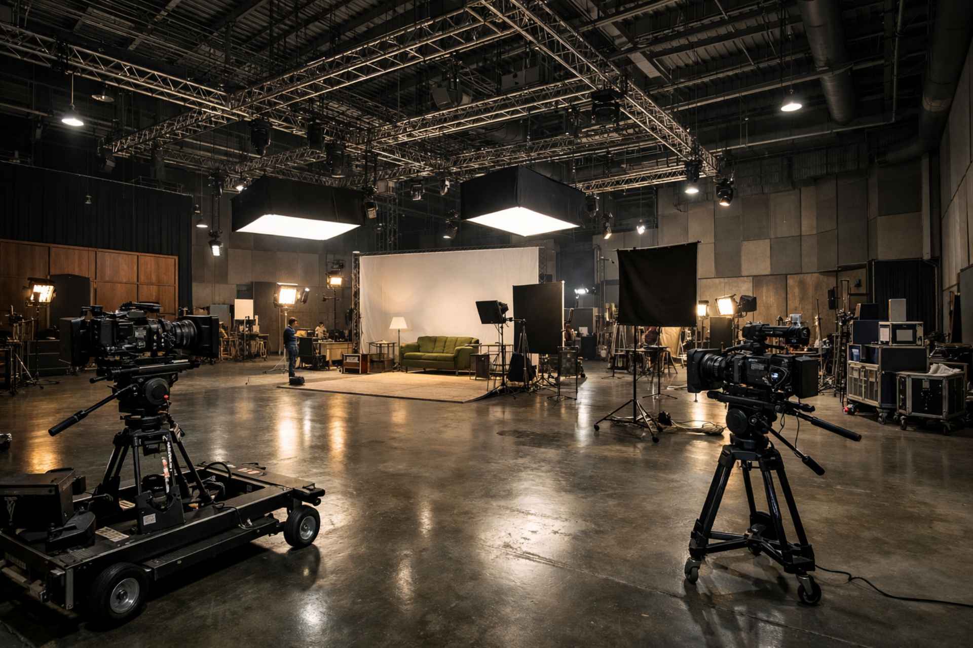 Film studio management software dashboard