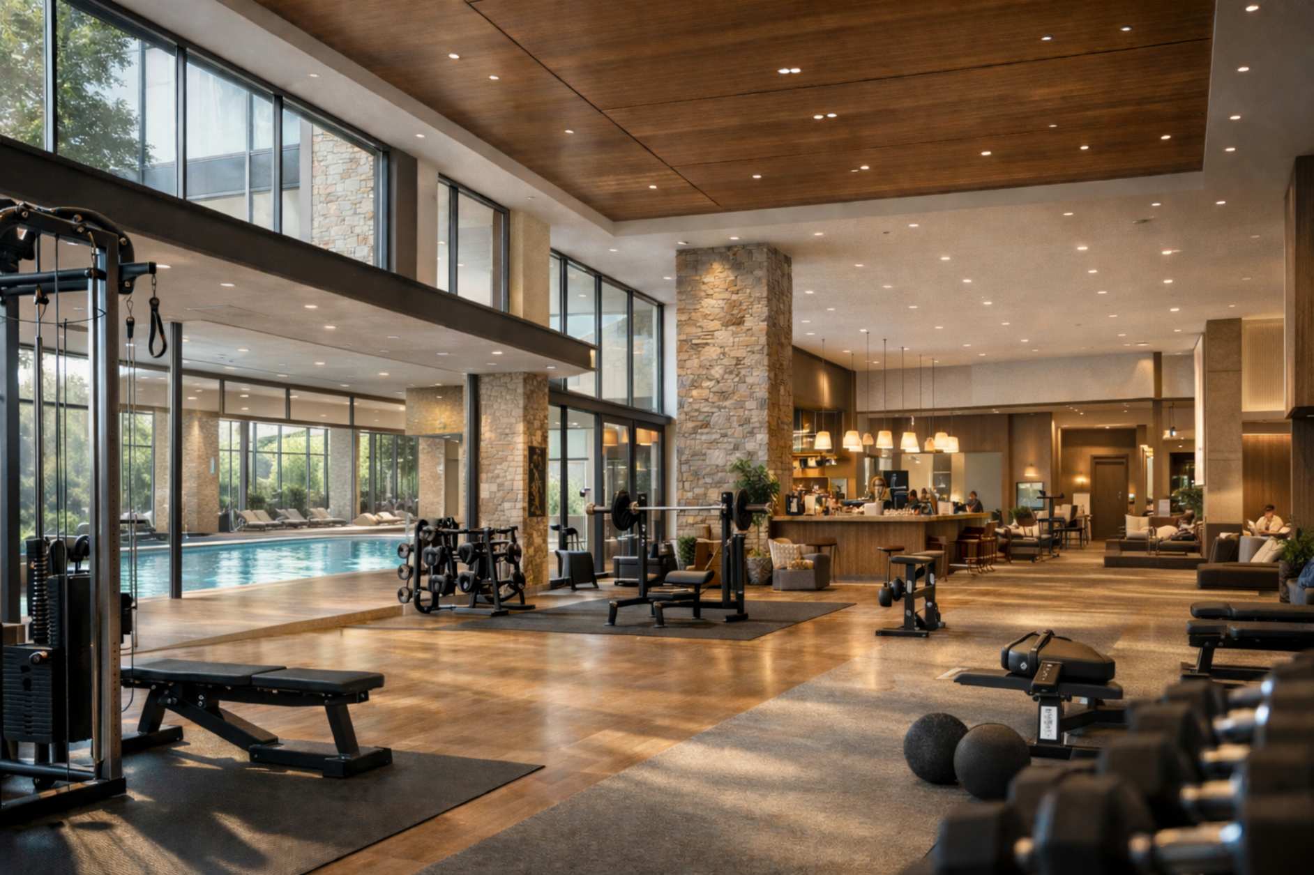 Fitness club management software dashboard and member operations