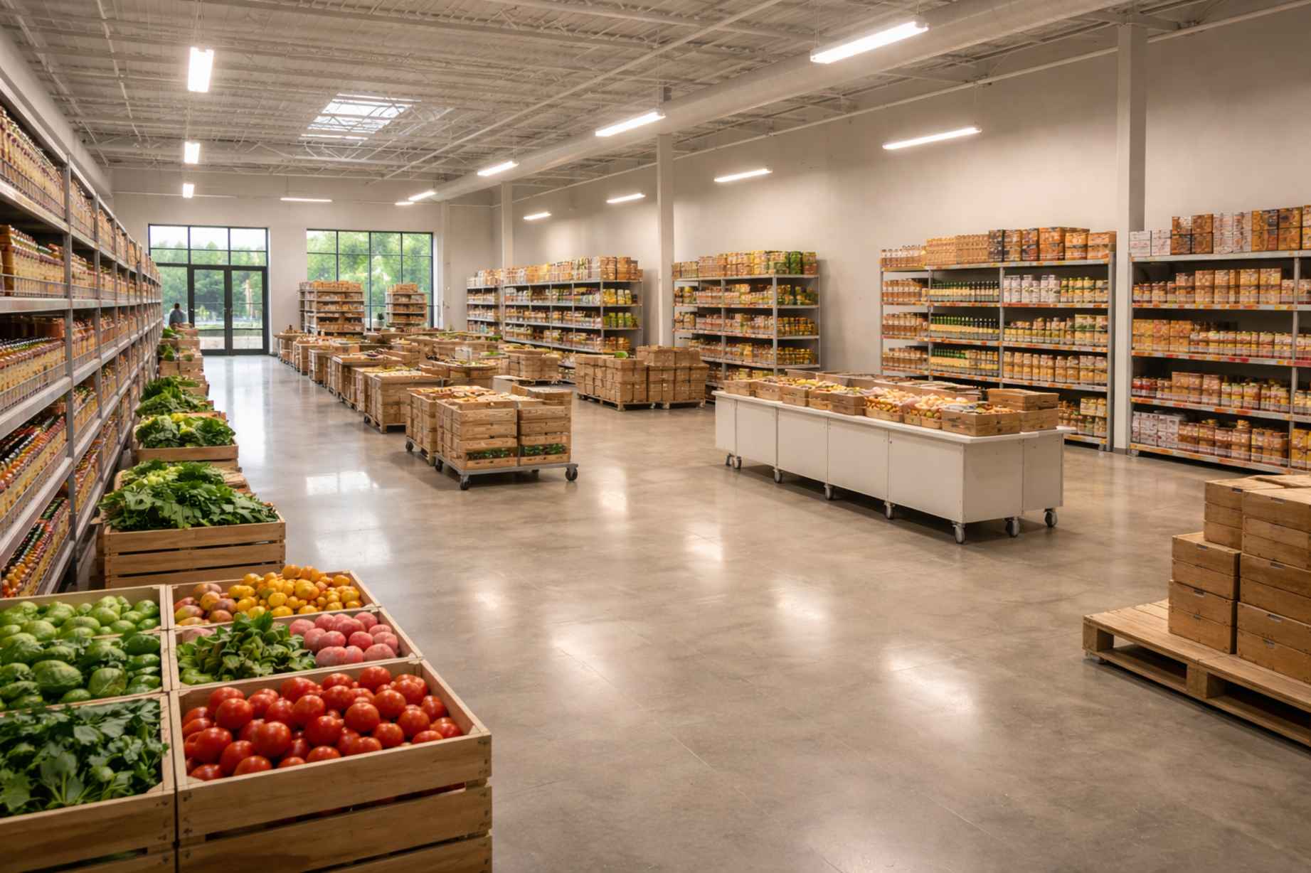 Food bank operations and inventory management software