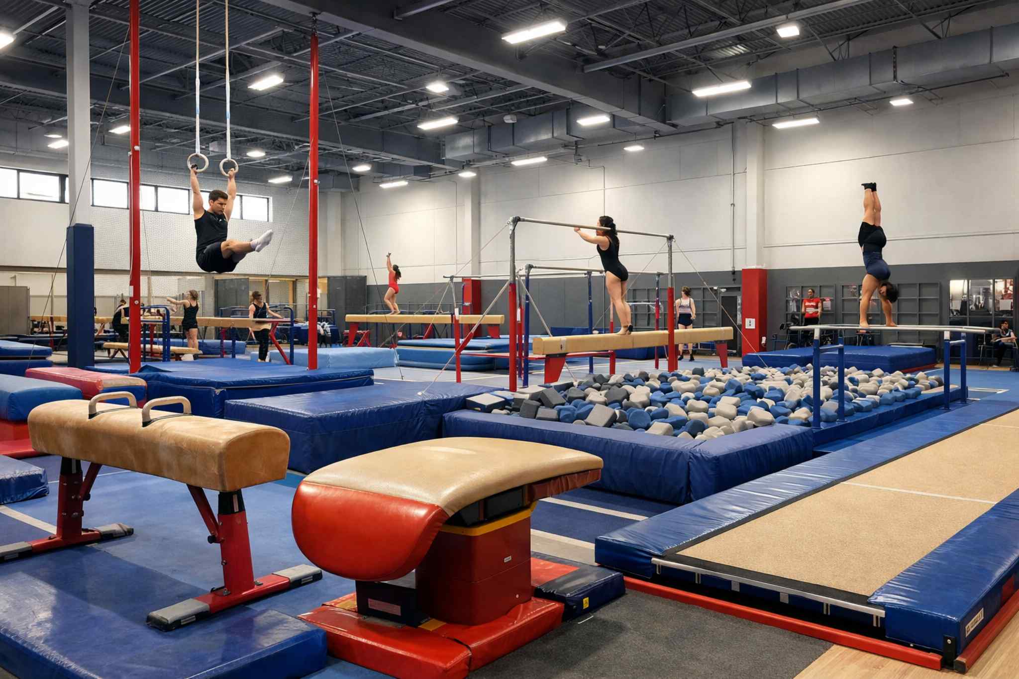 Gymnastics club facility managed with Salesforce-native gymnastics club management software