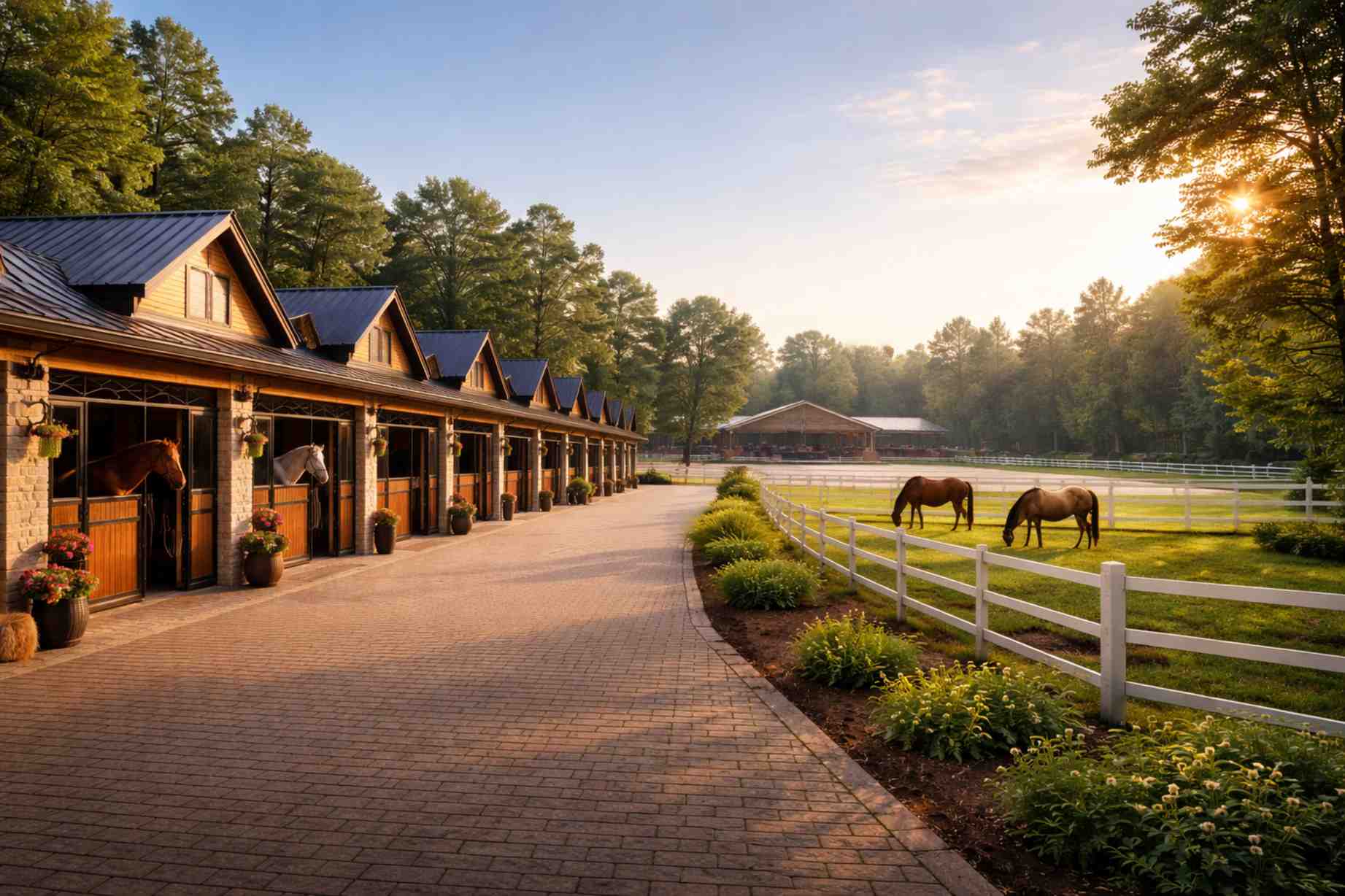Salesforce-native horse stable management software dashboard for managing horses, boarding, and operations
