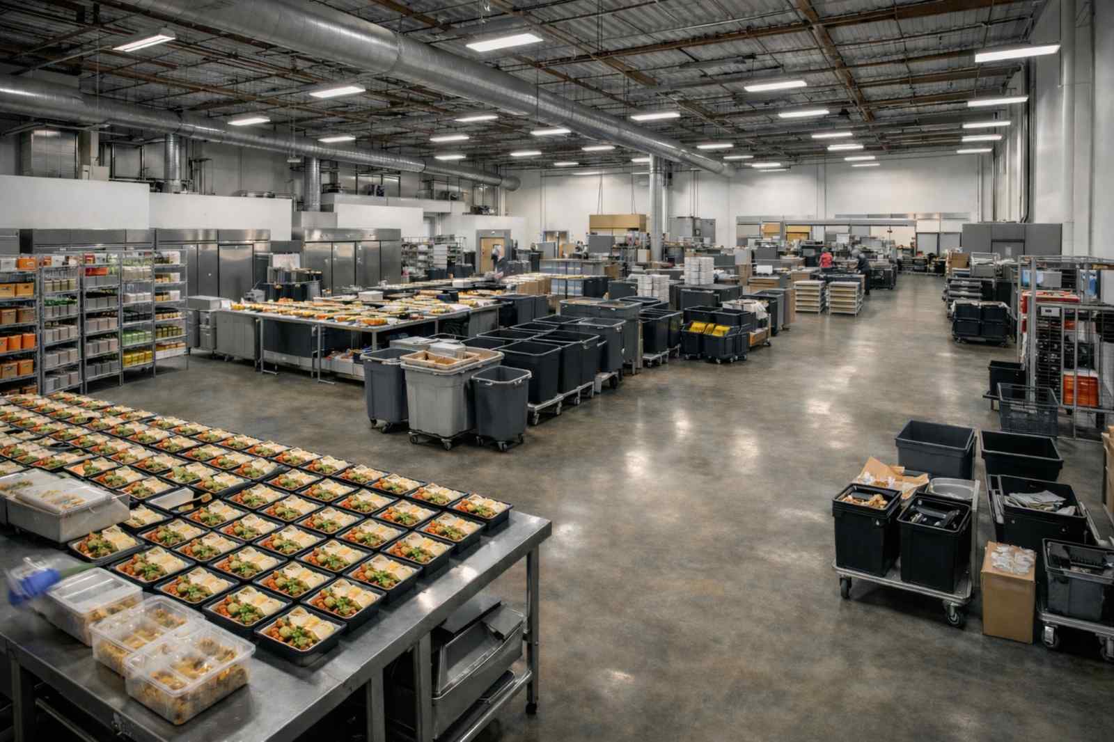 Community meal program operations managed through Salesforce software