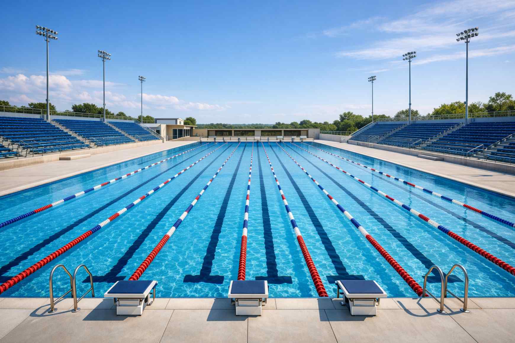 Salesforce-native swimming pool management software dashboard for scheduling, capacity, and operations