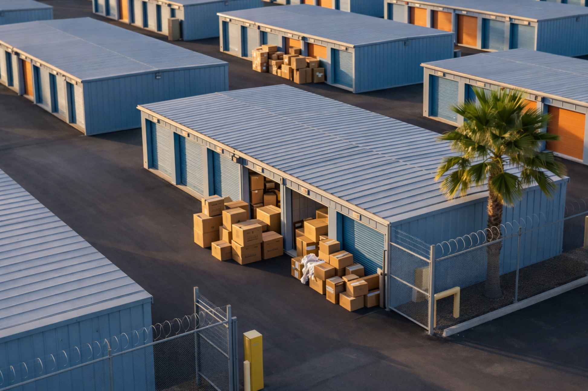 Storage facility management software dashboard on Salesforce