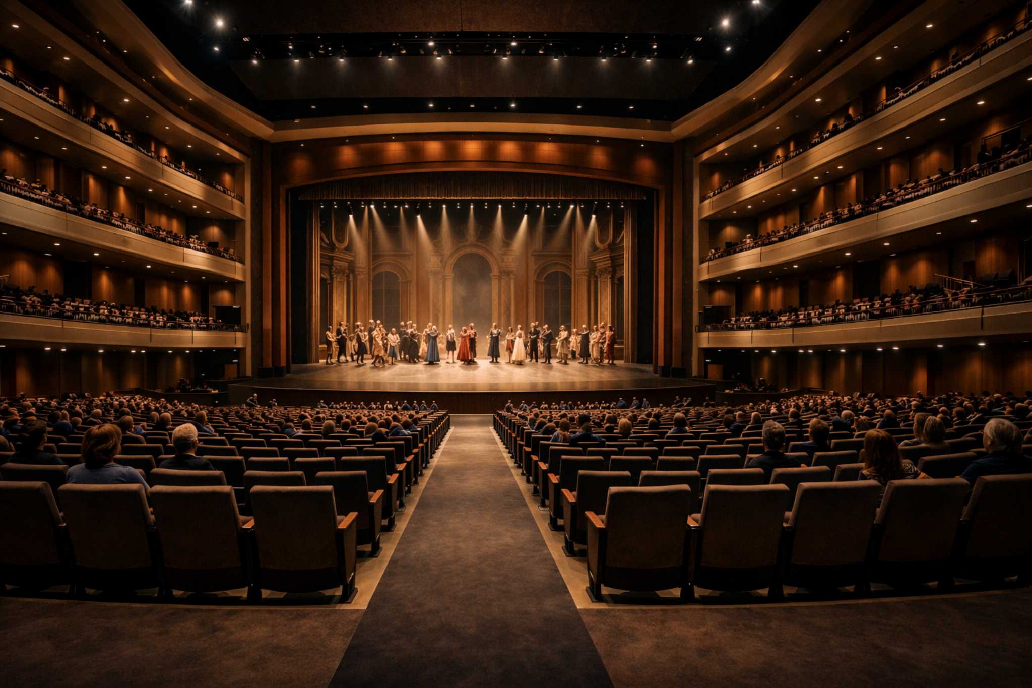 Theater management software dashboard