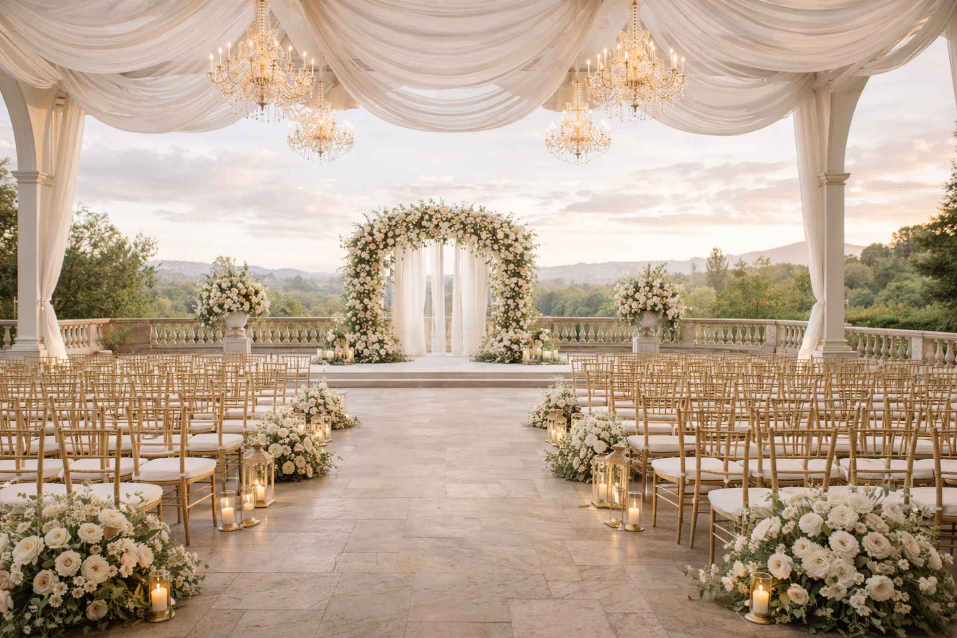 Wedding venue management software dashboard