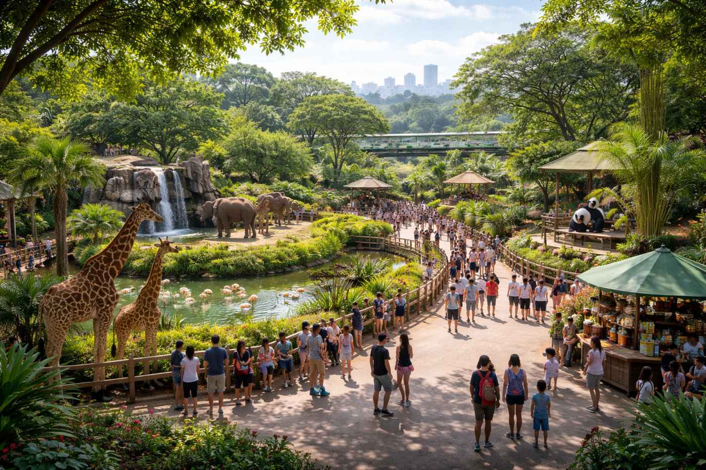 Zoo management software dashboard and zoological park operations